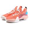 Li Ning Speed 7 Slip Resistant Abrasion Resistant Cushioning Low Top Basketball Shoes Men's Camellia Red ABPT013-8