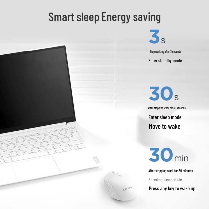 Lenovo Wireless Bluetooth Dual-Mode Ergonomic Office Mouse