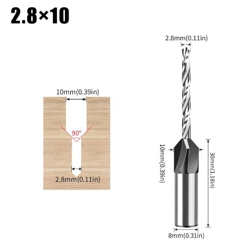 Woodworking Limit Four Edge Countersink Drill Alloy Drill Cone Drill Adjustable Depth Step Drill Screw Countersink Drill Bit