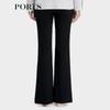 PORTS Women's Pleated Detail Straight-Leg Pants