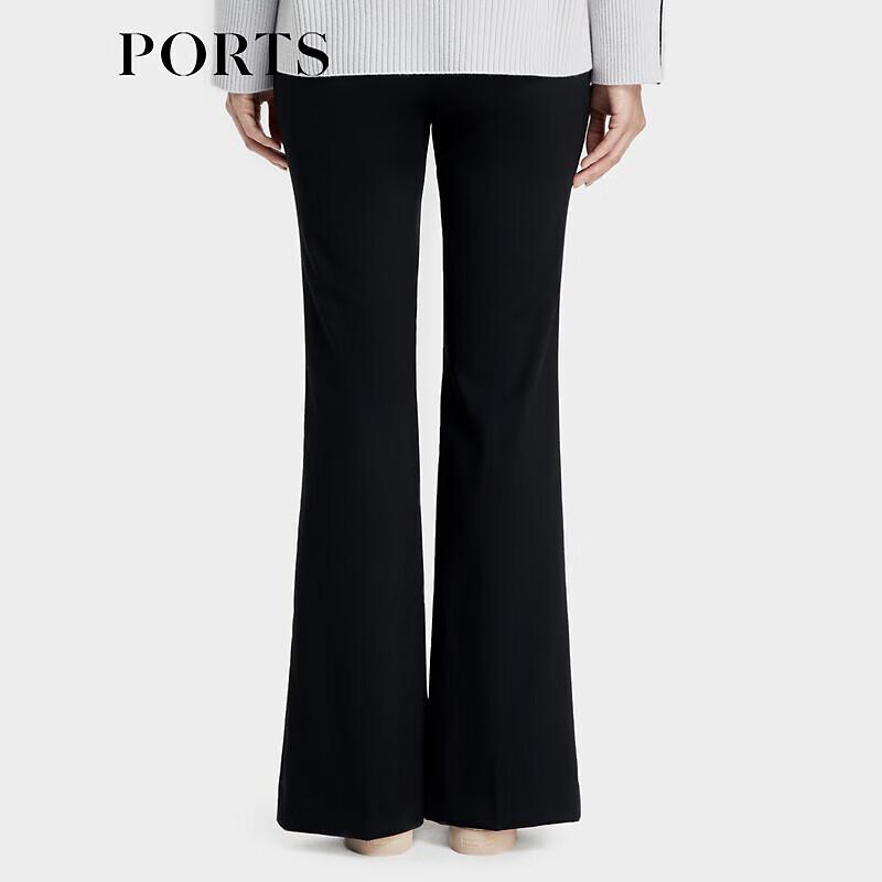PORTS Women's Pleated Detail Straight-Leg Pants