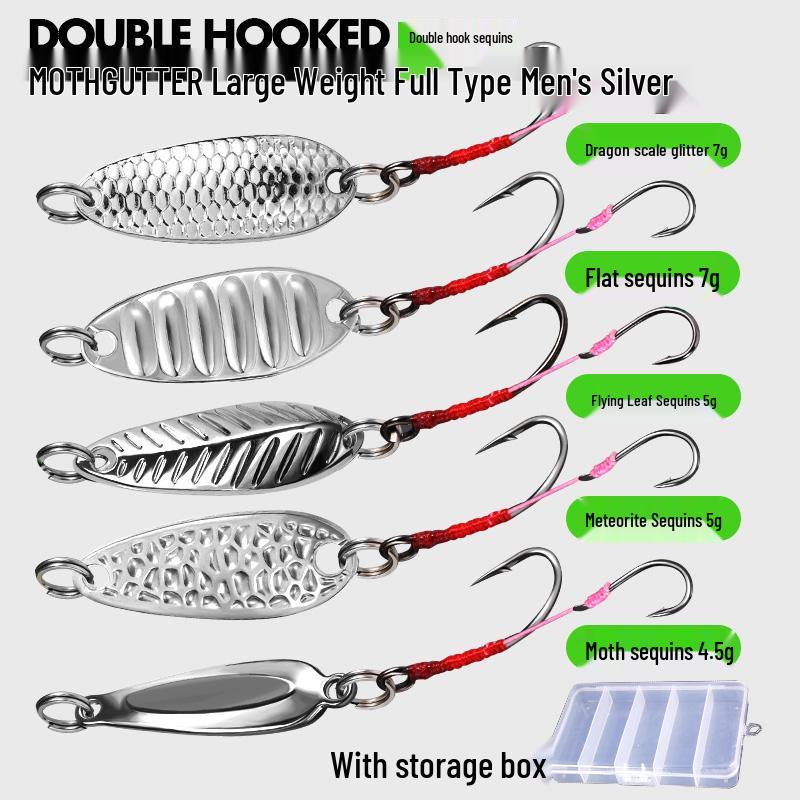 Meteorite Stone Micro Lure: Spinning Sunflower Seed Sequin Hook for Fly Fishing, Rigged for Mandarin Fish with White Stripes