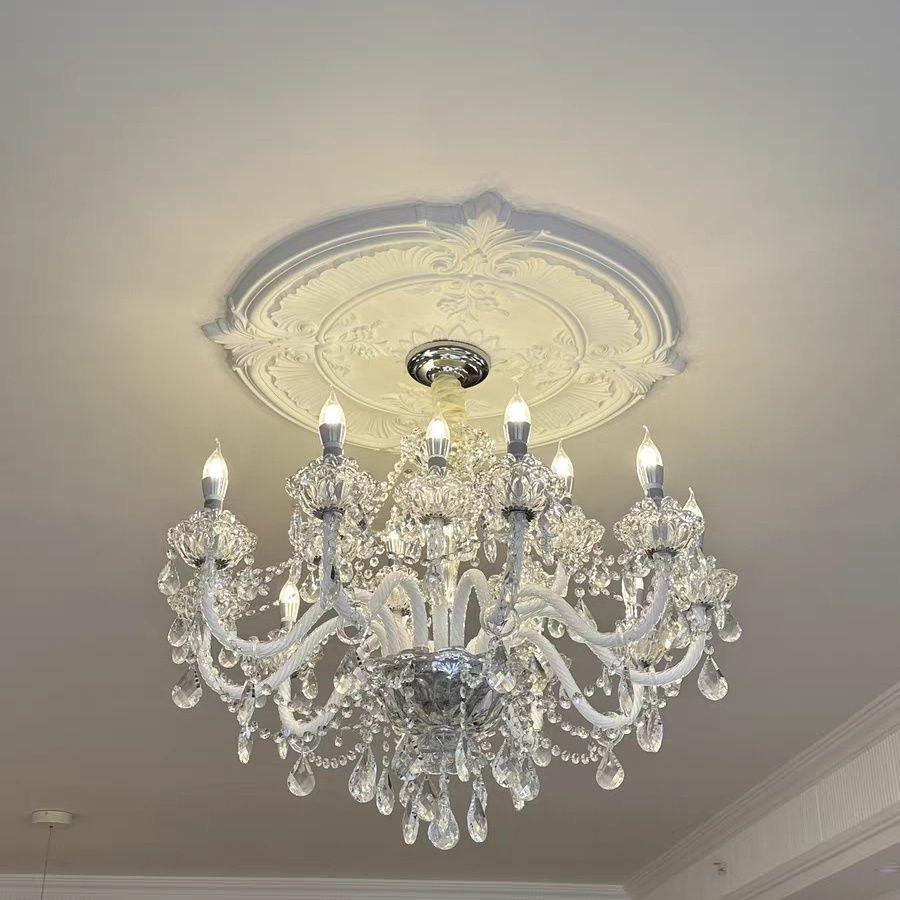 French Luxury Crystal Chandelier: Retro Court Style for Living Rooms, Restaurants, Villas, or Weddings