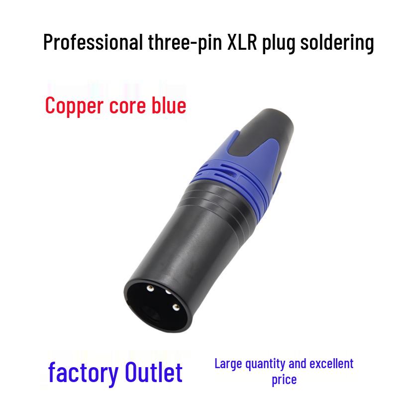 3-Pin XLR Male-Female Balanced Audio Cable for Microphone, Speaker, or Mixer