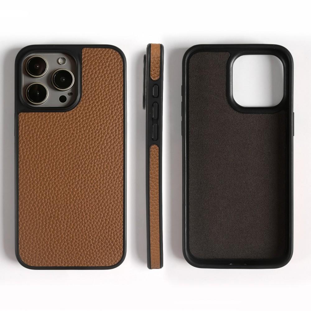 Premium Genuine Leather Case For Iphone 16 Pro Max 15 14 13 12 11 Phone Cases Full Coverage Shell Back Protective Coque Capa