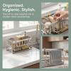 Stainless Steel Metal Sponge Holder Space-Saving Sink Organizer  Countertop