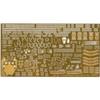 Fujimi Model 1/700 Upgrade Parts Series No. 40 Japanese Navy Heavy Cruiser Takao Dedicated Etching Parts Gup-40 Gold 16 Cm X 28 Cm X 1 Cm