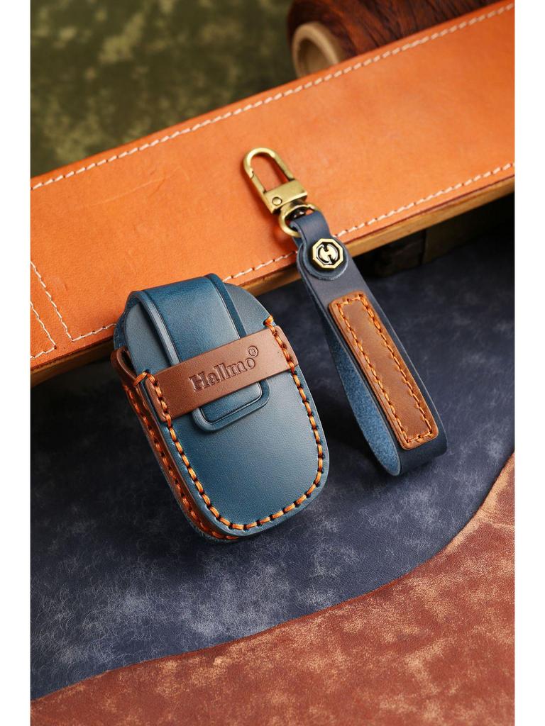 Skórzany pokrowiec na kluczyk dla modeli Beijing Hyundai: ix35, Lingdong, Langdong, Yuena, Mingtu, ix25, Tucson, Reina