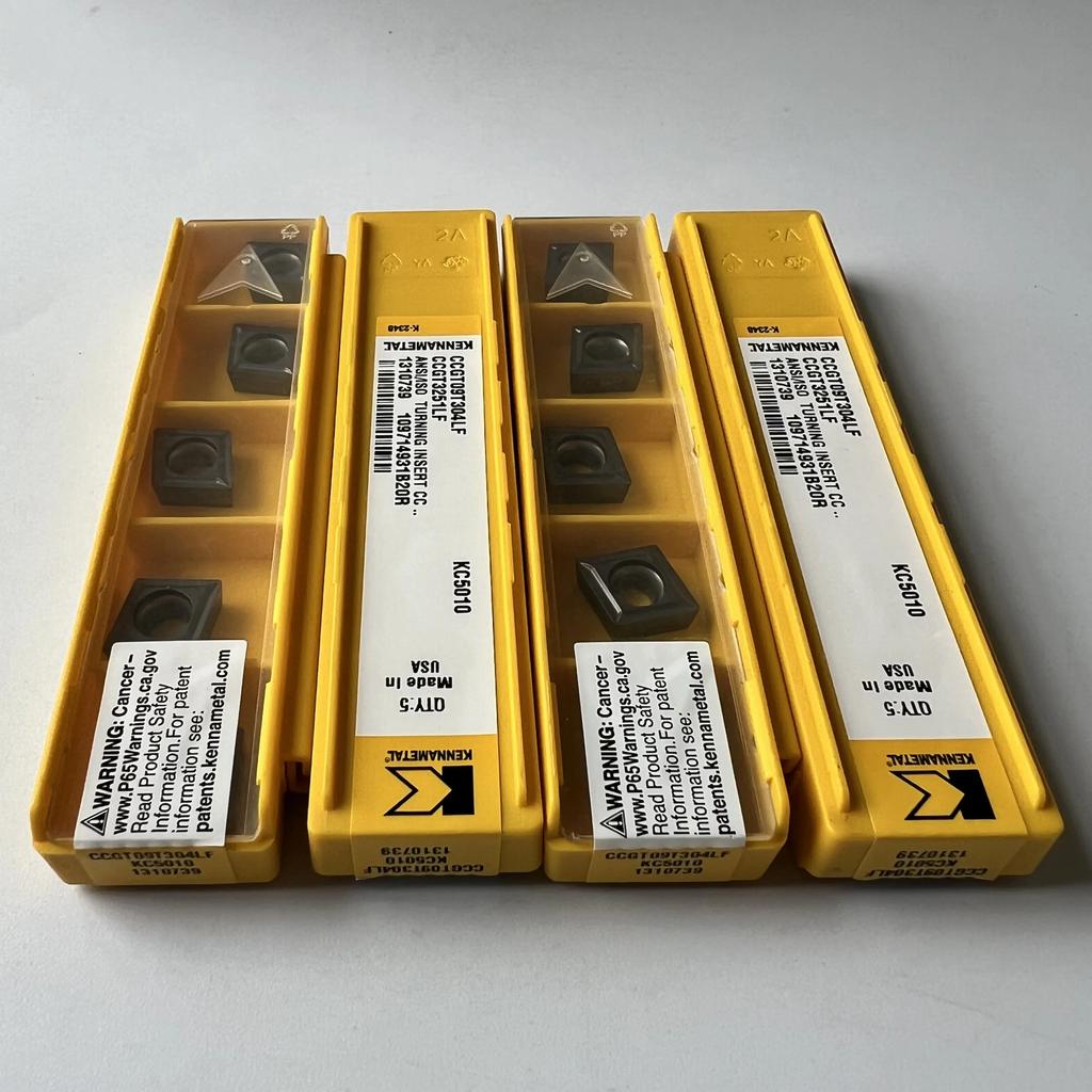 KENNAMETEL / CCGT09T304LF KC5010 / Original Carbide Blade 10 Pcs