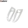 For Mazda 6 Atenza Sedan 2017 2018 Chrome Car Rear Fog Light Lamp Cover Trim Tail Foglight Bezel Garnish Trims Accessories