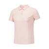 Godri Fashion Simple Moisture-Wicking Quick-Dry Short Sleeve Polo Shirt Women Tops Cloud-Pink P225W210-053G