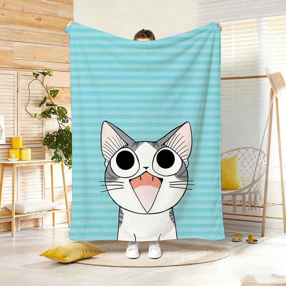 Cartoon C-ChisS Sweet HomeS Throw Soft Warm Throw Blanket for Bedroom Living Room Bed Travel Camping Picnic Gift
