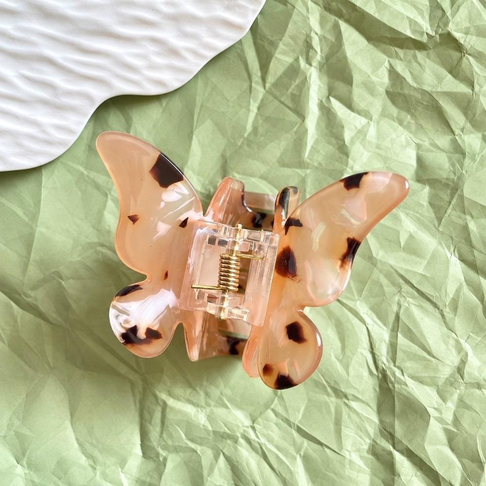 Durable Hair Claw Clip Colorful Hair Barrettes Elegant Butterfly Hair Clip  Women