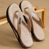 Flip-flops men's summer wear seaside beach wear-resistant pinch shoes men's soft-soled household sports sandals