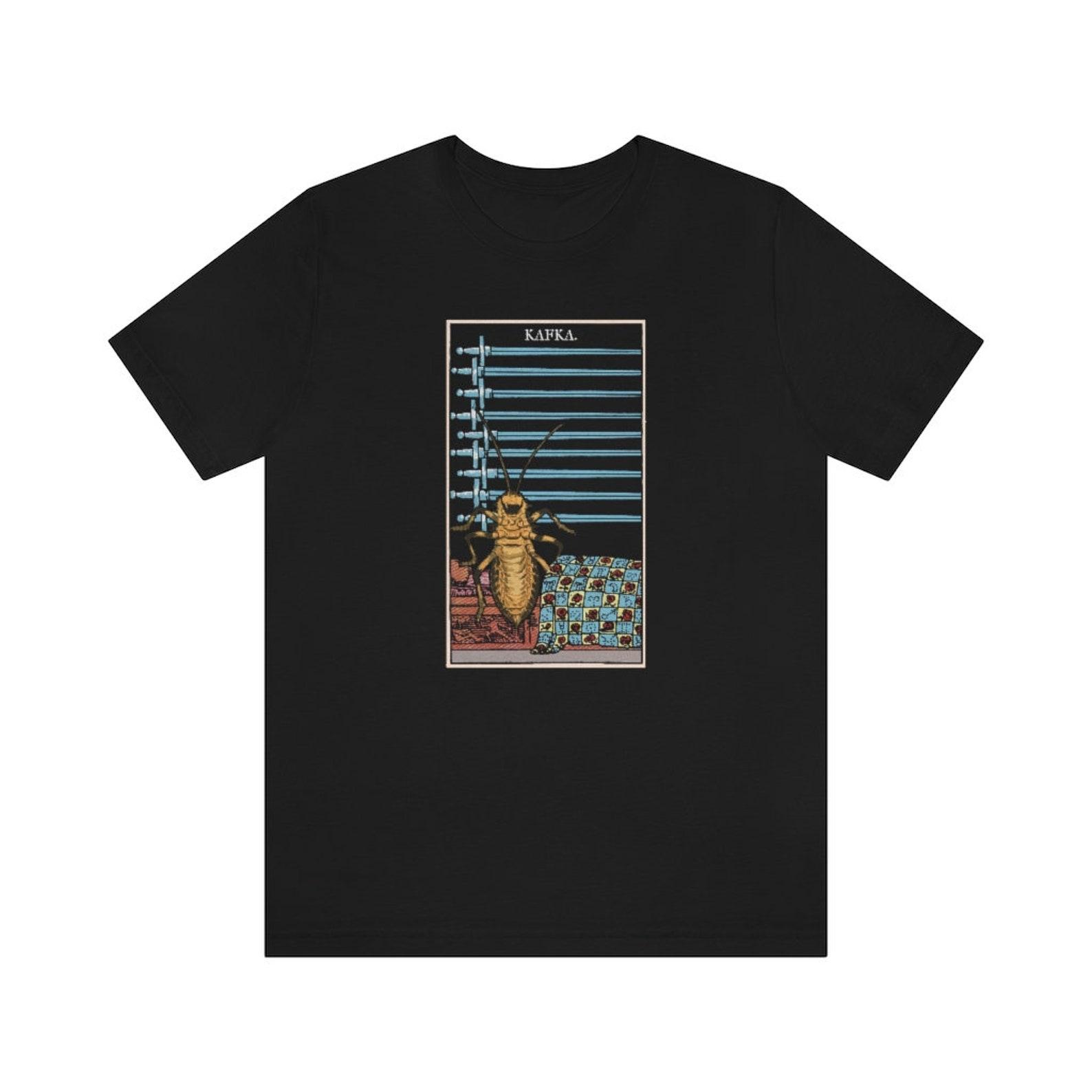 Kafka Nine of Swords Tarot Parody T-shirt L
