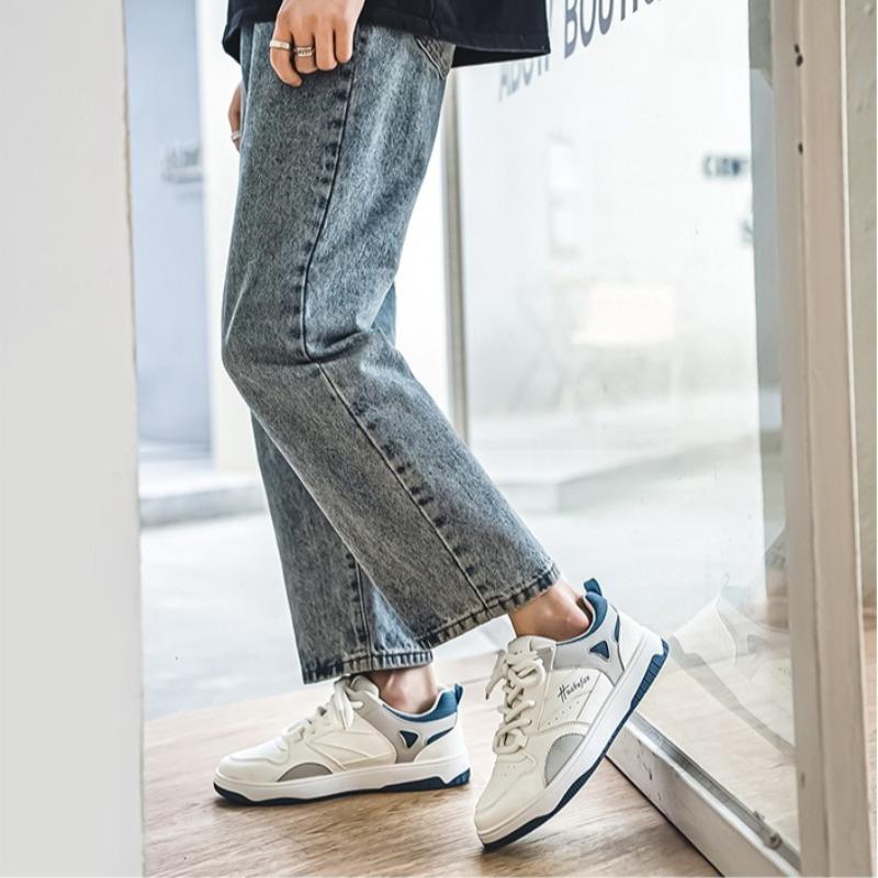 Fashion Men's Fashion Casual Sneakers Non Slip Comfortable Running Shoe Men's Flat Bottomed Breathable Vulcanized Shoe Zapatillas Hombre