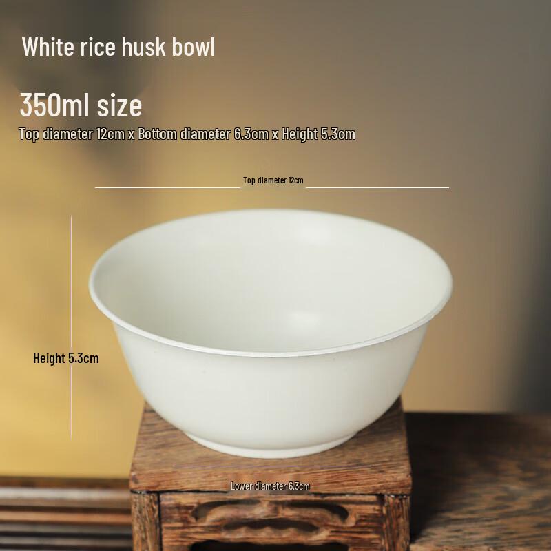 Eco-Friendly Disposable Rice Husk Bowls