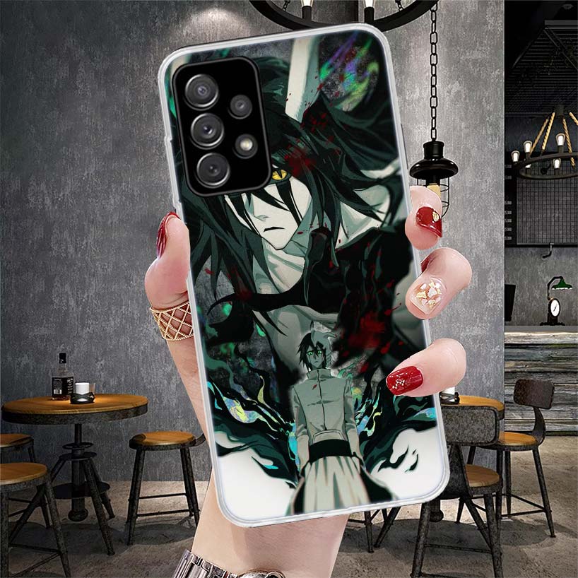 Bleach Ulquiorra Cifer 4 Soft Phone Case For Samsung Galaxy A12 A22 A32 A52 A72 A02S A51 A50S A71 A70 A31 A20S Note 20 Ultra S10