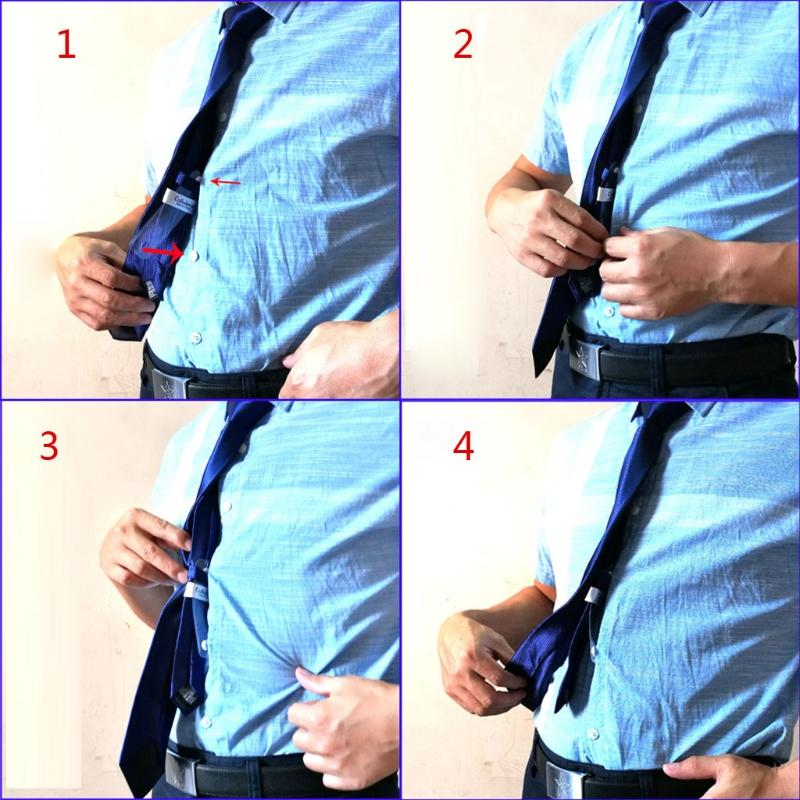 5Pcs Invisible Elegant Men Suit Practical Tie Clip Slices Keep Necktie In Place