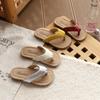 Kids Slide Sandals Girls Indoor Outdoor Slip Resistant Flip Flops With Dress Casual Beach Footwear