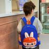Adorable Cartoon Backpack For Kids With Breathable Material And Lightweight Design In Purple Pink And Blue