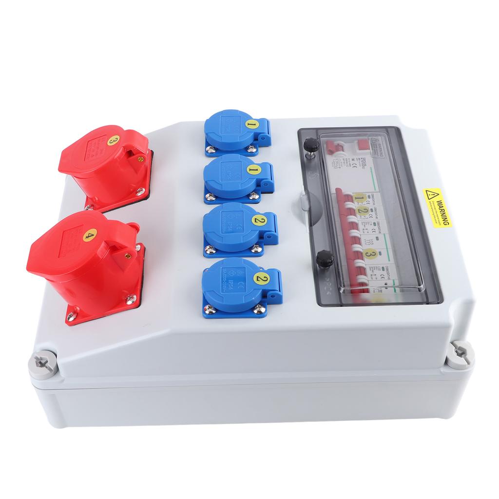 Industrielle Steckdosenbox 2-adrig 220?250 V, 5-adrig, 380?415V Steckdosen C16 C32 Leistungsschalter Strom