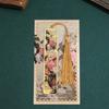 Oil Painting Metal Bookmark Student Gift with Long Tassel Reading Book Clip Hollow School Office Supplies Pagination Mark