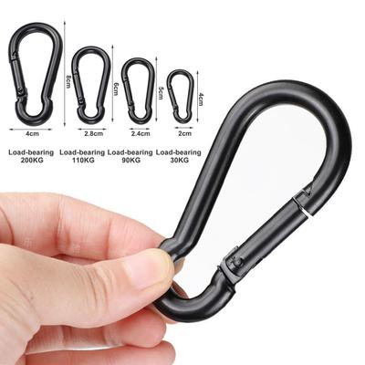 5Pcs Praktische Starke Tragende Leichte Karabiner Schnallen Klettern Bergsteigen Karabiner Haken Schnallen Camping Liefert