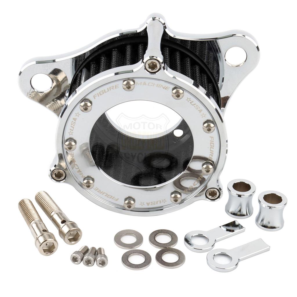 Motorcycle Air Filter Intake Black Filters Kit For Harley Sportster Iron 883 XL 1200 Low Custom Roadster 48 72 Forty-Eight 91-21