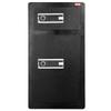 Double Door 7.2 cu.ft Safe Box with Key Lock Password Cabinet Black