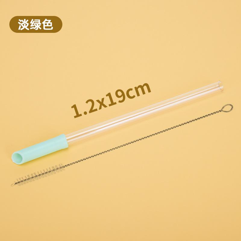 Tritan Telescopic Straw Set Milk Tea Beverage Reuse Water Cup 1.2Cm Straw Multi-Color Optional