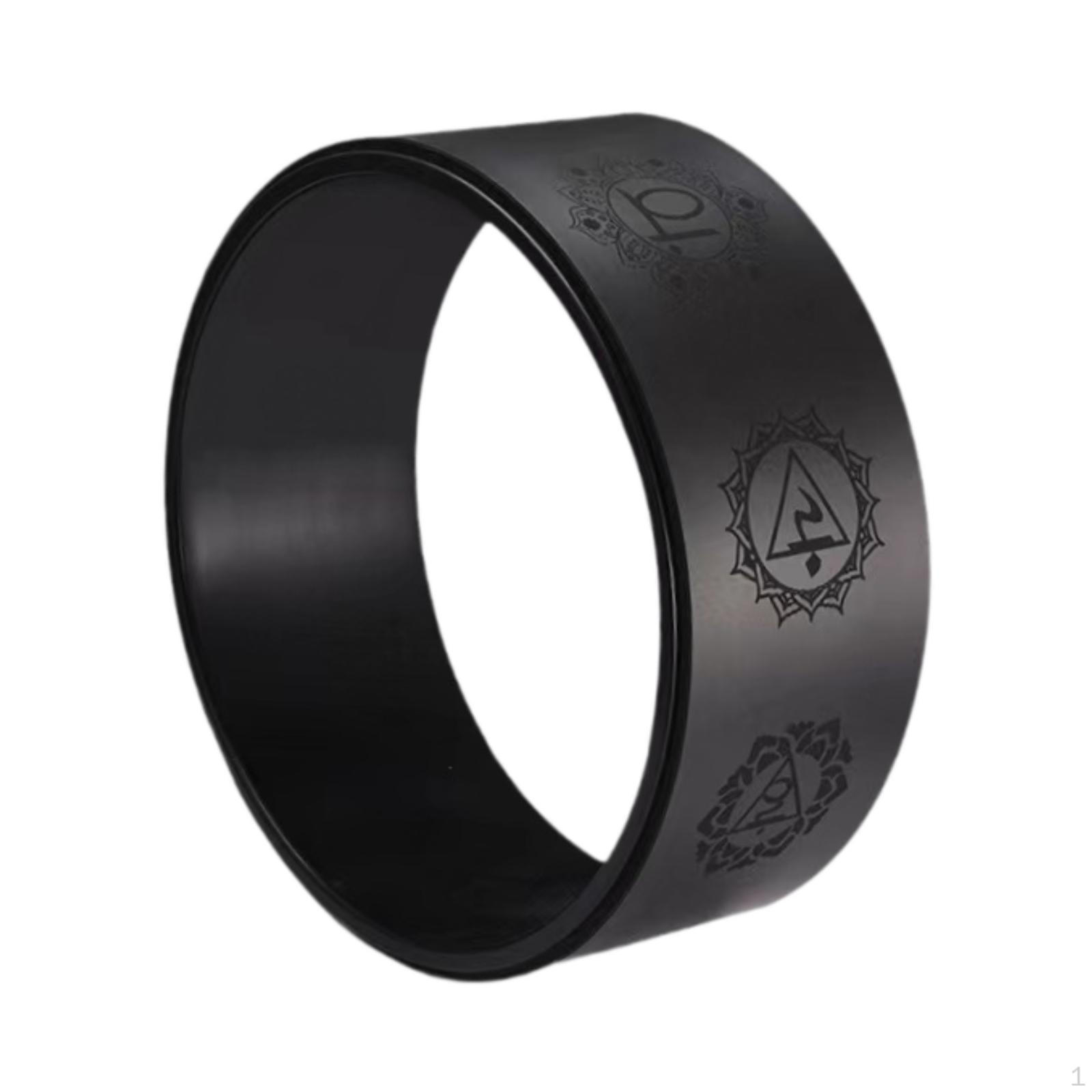 

Back Stretcher Equipment with 12.2 Inch Wheel, Stretching Accessory, Multifunctional Pilates чёрный