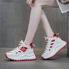 9972 leather high-top shoes children's new versatile spring and autumn platform sports and leisure shoes