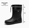 Men's Waterproof Non-Slip Outdoor Korean Fashion Rain Boots for Fishing and Sea Tasks