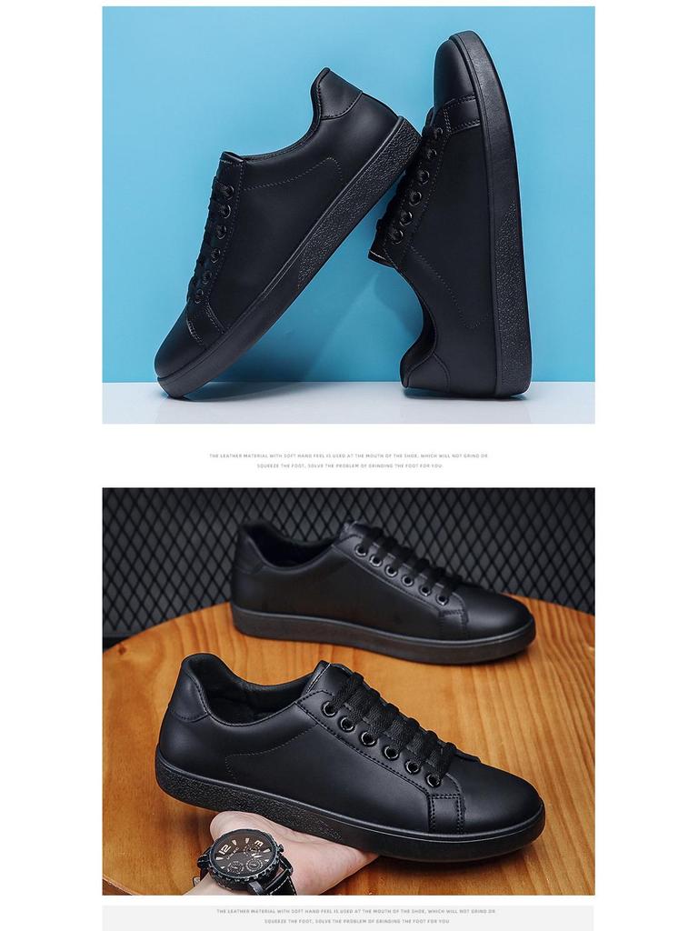 2025 Frühling Herren Koreanischer Stil Weiße Sneaker - Jugendlicher Casual Modetrend