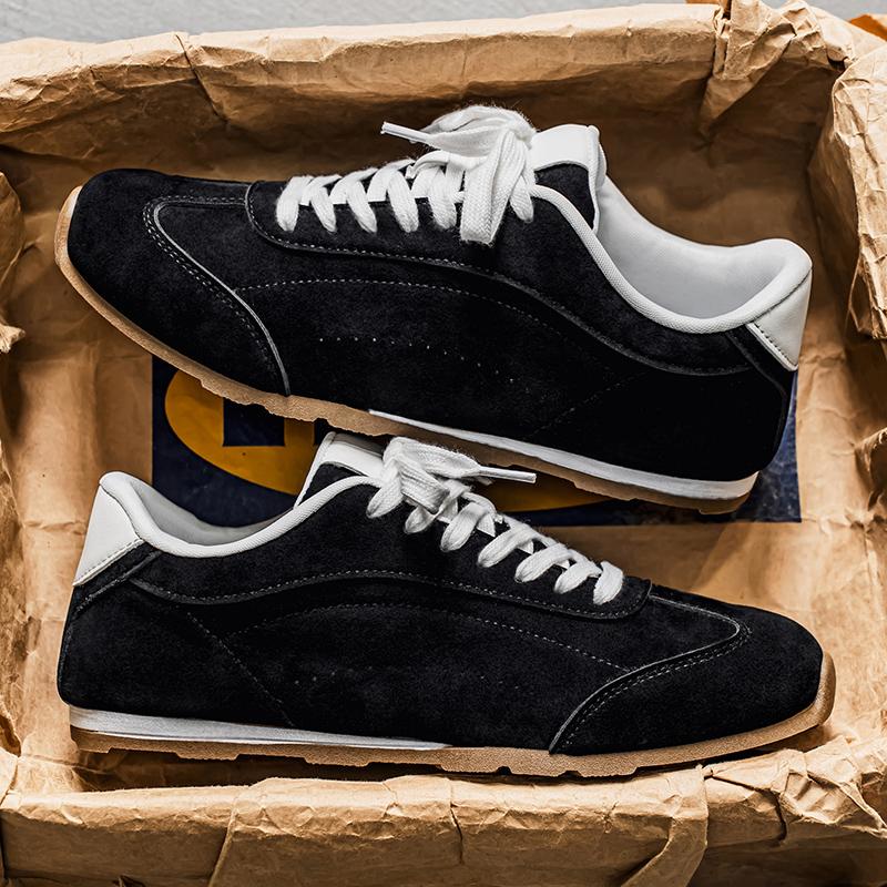 

Мужские удобные кроссовки на мягкой подошве в стиле Форреста Гампа, модные, простые, универсальные, мужские туфли для вождения, мужская повседневная спортивная обувь 44