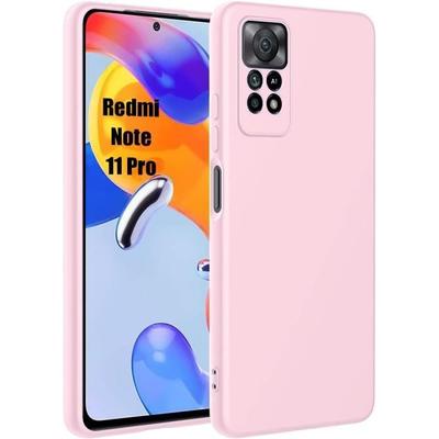 Case - E.F.CONNECTION - For Xiaomi Redmi Note 12 Pro 4G - Light Pink - Matte Effect - TPU Silicone Protection