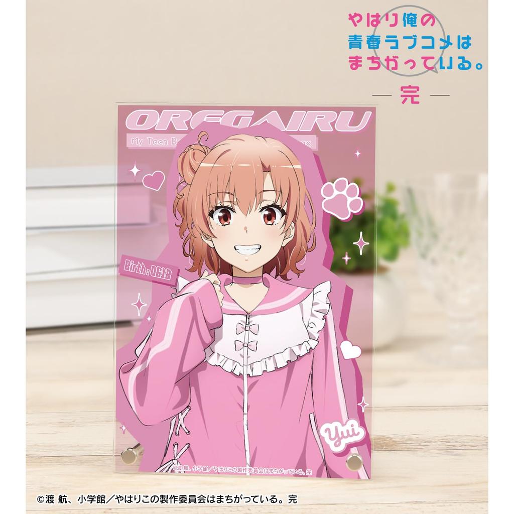 My Teen Romantic Comedy As I Expected Complete Original Illustration of Yuigahama Yui in Cute Casual Clothes A5 Acrylic Panel SNAFU - - Ver.
