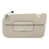Beige Left Sun Visor for 2014-2020 Nissan Rogue X-Trail 96401-4BA1D