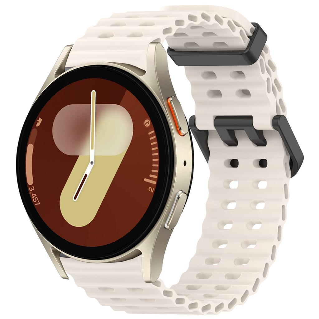 Ocean Band for Samsung Galaxy Watch 7 FE 5 6 4 Classic 5 pro 40 44mm NO Gaps Silicone Bracelet correa Galaxy Watch6 watch4 Strap