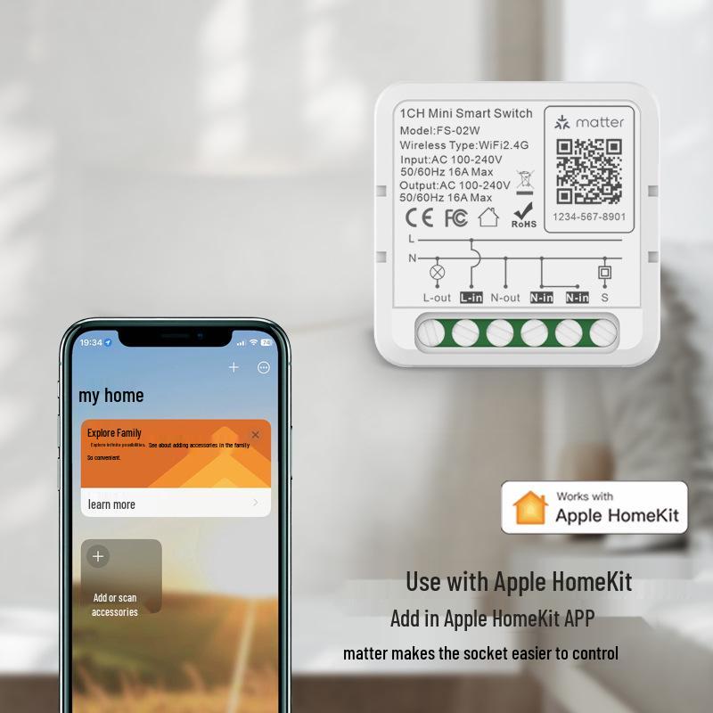 Graffiti Matter Smart Home Voice-Controlled Switch with Timing and Cross-Platform Compatibility