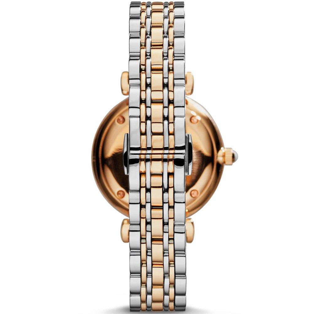 Emporio Armani AR1840 Zweifarbige Gianni Edelstahl Damenuhr