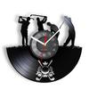 Golf Club Logo Wall Clock Sports Game Interior Home Decor Golf Guys Vinyl Record Wall Clock Golfers Decorative Clock Art Gift