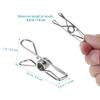 Stainless Steel Clothes Pegs, Drying Towels, Socks, Clothing Clamp, Bedspread Hanger Clip, Laundry Cloth Pins, 100P