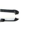 Used 20mm Watch Silicone Rubber Strap Black Hairline D Buckle Type Vertical Stripes [Compatible with] Cartier Santos 100 MM Cartier