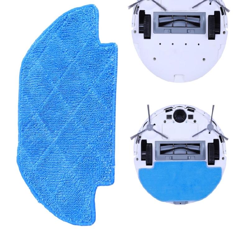 Pack of 5 Cleaning Cloths Mop Attachments Mopping Cloth Replacement Pad Cotton Texture Suitable for ZK901 Robot Vacuum