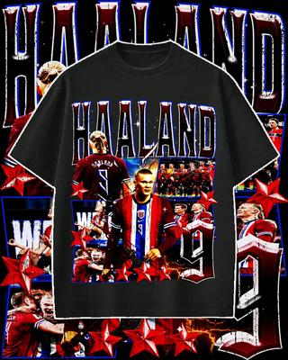 Erling Haaland PNG | Norwegia Vintage Bootleg Koszulka PNG Design
