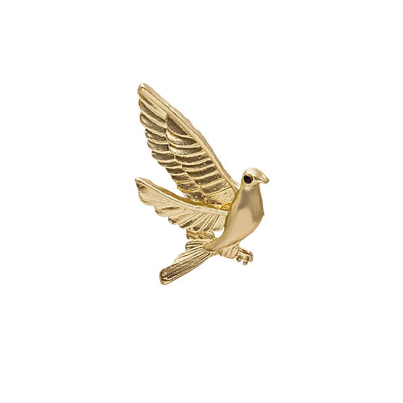 Personalisierte mit Diamanten besetzte Metallbrosche Kragenstift Kollektion, High-End Anti-Licht Blume Schmetterling Krone Brosche