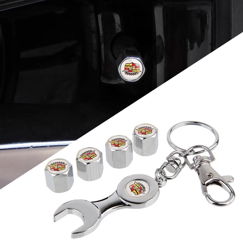 Car Tire Valve Cover Stem Caps for Cadillac Escalade CTS ATS Eldorado SRX Deville BLS XT4 XT5 XT6 STS XTS SLR XLR CT4 CT5 CT6