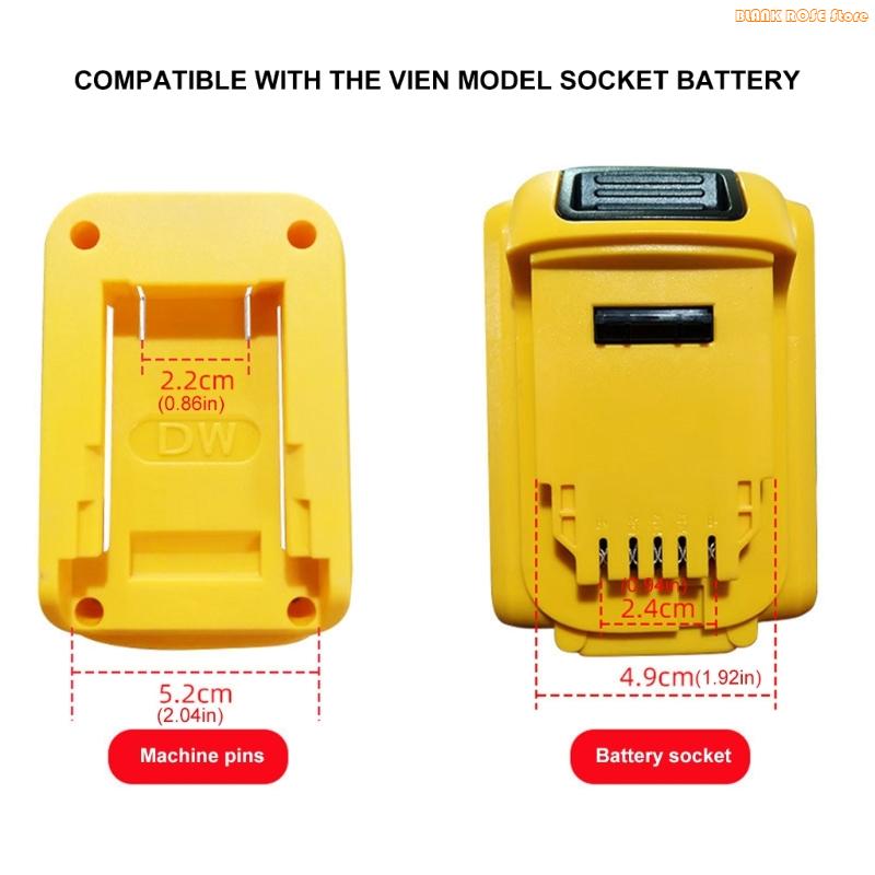 K1AE High Brightness 15 LED Flood Light With USB Port For Power Tool And Mobile Devices
